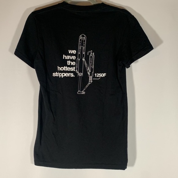 American Apparel Black & Gold Chemical Engineering T-Shirt - Picture 4 of 6